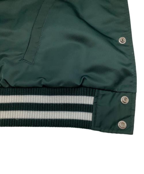 TEAM APPAREL（チームアパレル）TEAM APPAREL (チームアパレル) スタジアムジャンパー グリーン サイズ:Lの古着・服飾アイテム