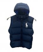 POLO RALPH LAURENポロ・ラルフローレン）の古着「ダウンベスト」｜ネイビー
