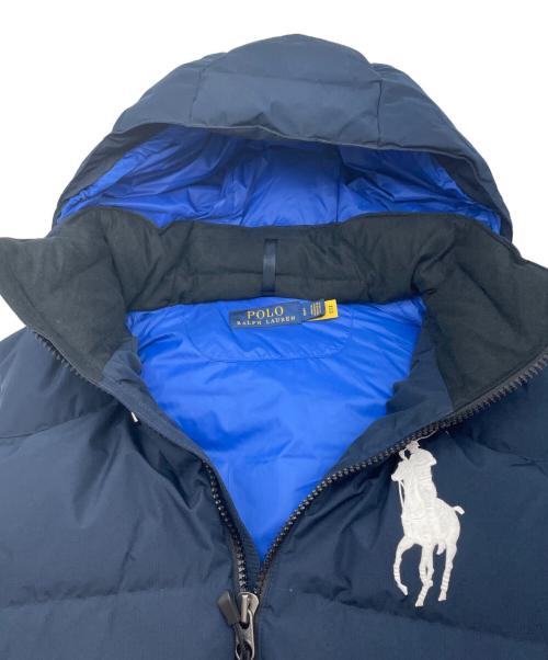 POLO RALPH LAUREN（ポロ・ラルフローレン）POLO RALPH LAUREN (ポロ・ラルフローレン) ダウンベスト ネイビー サイズ:Lの古着・服飾アイテム
