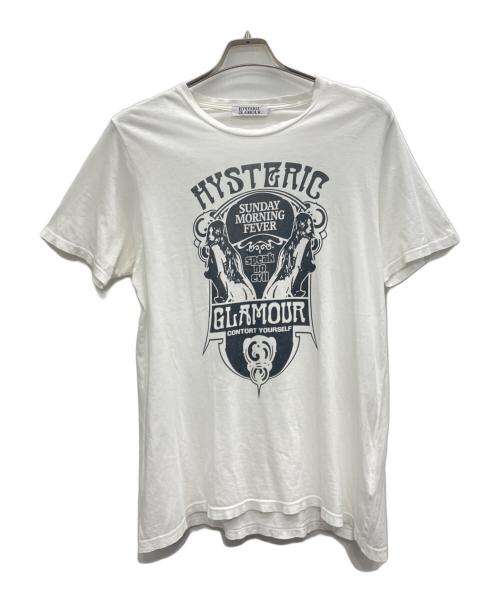 Hysteric Glamour（ヒステリックグラマー）Hysteric Glamour (ヒステリックグラマー) 半袖カットソー ホワイト サイズ:Lの古着・服飾アイテム