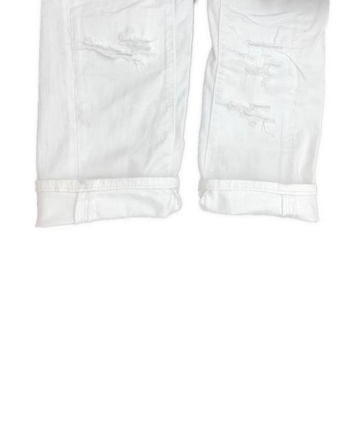 DSQUARED2（ディースクエアード）DSQUARED2 (ディースクエアード) デニムパンツ ホワイト サイズ:52の古着・服飾アイテム