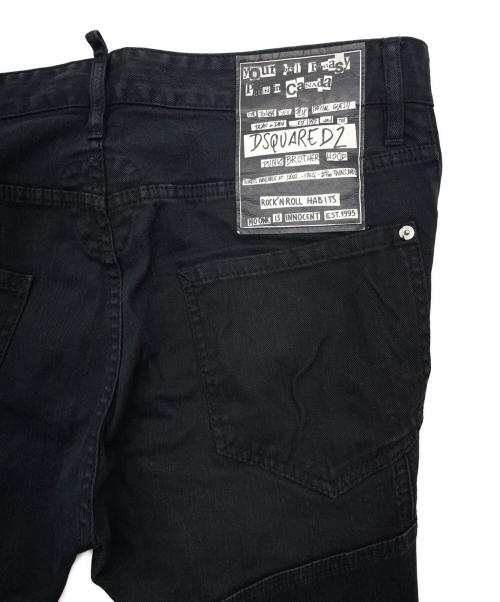 DSQUARED2（ディースクエアード）DSQUARED2 (ディースクエアード) デニムパンツ ブラック サイズ:52の古着・服飾アイテム