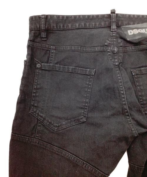 DSQUARED2（ディースクエアード）DSQUARED2 (ディースクエアード) タイディー バイカー ジーン ブラック サイズ:52の古着・服飾アイテム