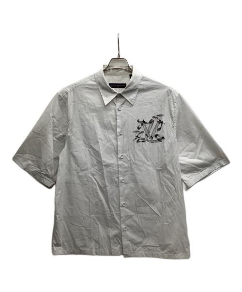 LOUIS VUITTON（ルイ ヴィトン）LOUIS VUITTON (ルイ ヴィトン) 半袖シャツ LVロゴバード ホワイト サイズ:SIZE XLの古着・服飾アイテム