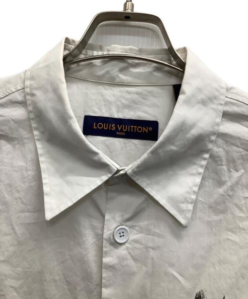 LOUIS VUITTON（ルイ ヴィトン）LOUIS VUITTON (ルイ ヴィトン) 半袖シャツ LVロゴバード ホワイト サイズ:SIZE XLの古着・服飾アイテム