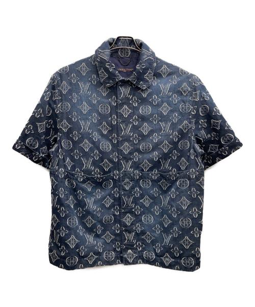 LOUIS VUITTON（ルイ ヴィトン）LOUIS VUITTON (ルイ ヴィトン) 半袖シャツ インディゴ サイズ:XLの古着・服飾アイテム