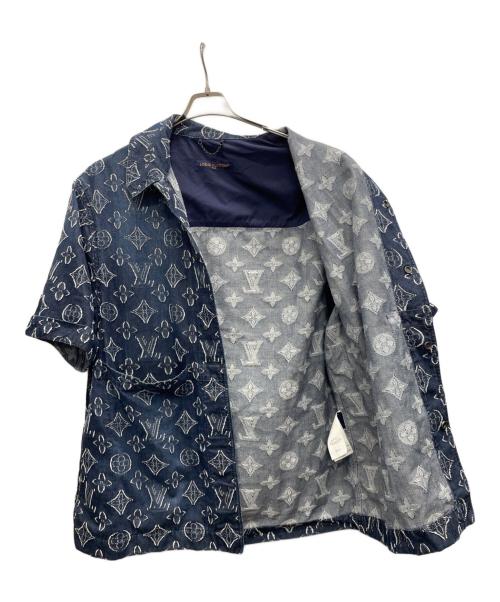 LOUIS VUITTON（ルイ ヴィトン）LOUIS VUITTON (ルイ ヴィトン) 半袖シャツ インディゴ サイズ:XLの古着・服飾アイテム