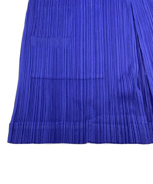 PLEATS PLEASE（プリーツプリーズ）PLEATS PLEASE (プリーツプリーズ) 薄手カーディガン ブルー サイズ:3の古着・服飾アイテム