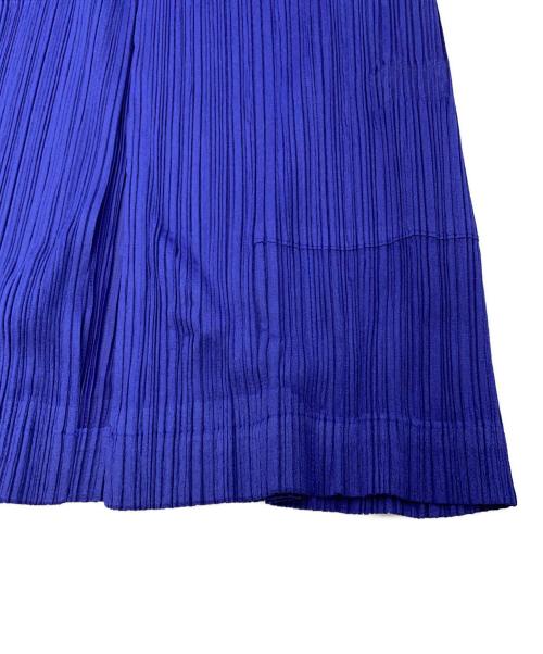 PLEATS PLEASE（プリーツプリーズ）PLEATS PLEASE (プリーツプリーズ) 薄手カーディガン ブルー サイズ:3の古着・服飾アイテム