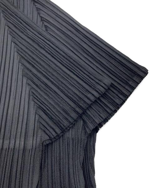 PLEATS PLEASE（プリーツプリーズ）PLEATS PLEASE (プリーツプリーズ) ノースリーブワンピース ブラック サイズ:3の古着・服飾アイテム