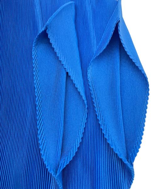 PLEATS PLEASE（プリーツプリーズ）PLEATS PLEASE (プリーツプリーズ) ノースリーブブラウス ブルー サイズ:3の古着・服飾アイテム