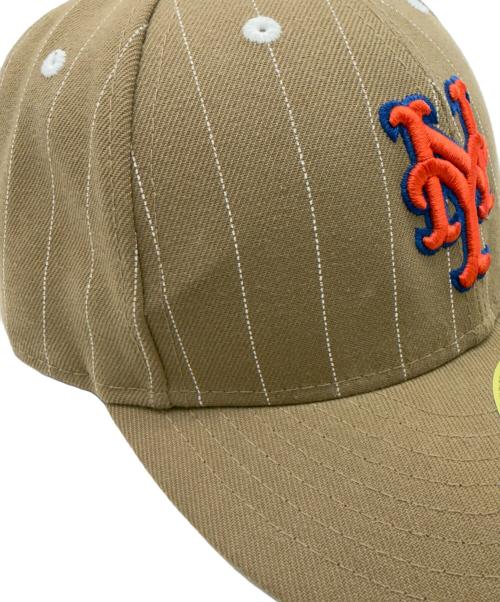 New Era（ニューエラ）New Era (ニューエラ) 59FIFTY LP NY METS  ベージュ サイズ:SIZE 7 3/4(61.5cm)の古着・服飾アイテム
