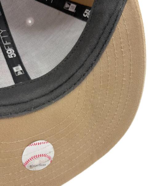 New Era（ニューエラ）New Era (ニューエラ) 59FIFTY LP NY METS  ベージュ サイズ:SIZE 7 3/4(61.5cm)の古着・服飾アイテム