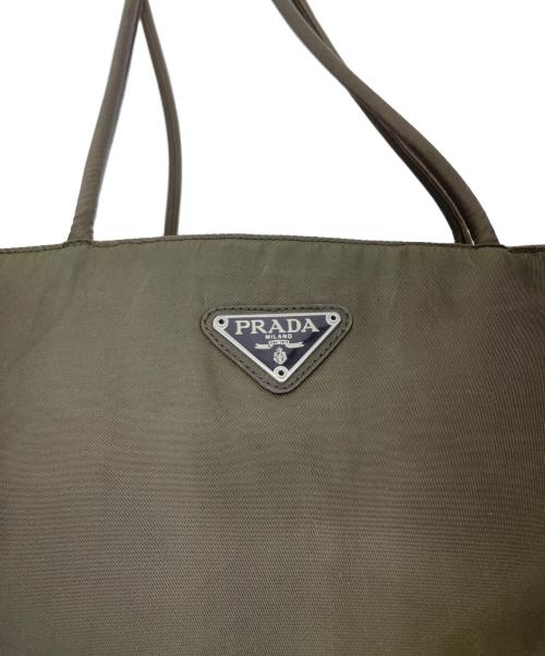 PRADA（プラダ）PRADA (プラダ) トートバッグ グリーンの古着・服飾アイテム