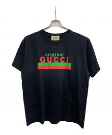 GUCCI（グッチ）の古着「半袖カットソー」｜ブラック