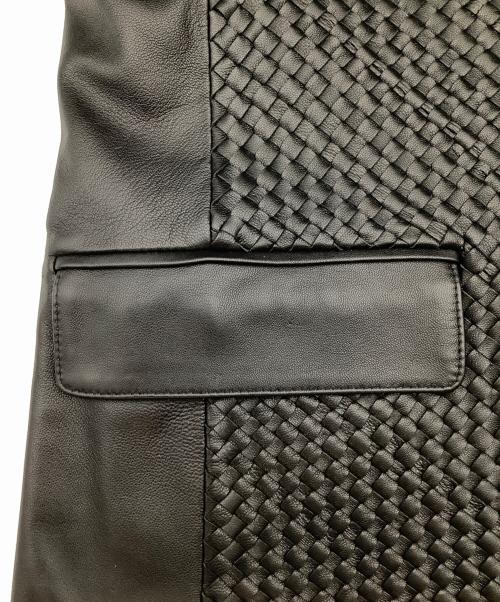 Barassi（バラシ）Barassi (バラシ) ラムレザージャケット ブラック サイズ:50の古着・服飾アイテム