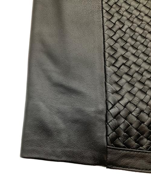 Barassi（バラシ）Barassi (バラシ) ラムレザージャケット ブラック サイズ:50の古着・服飾アイテム