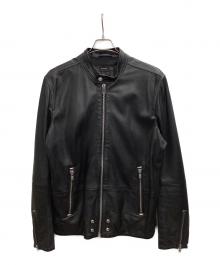 DIESEL（ディーゼル）の古着「レザージャケット」｜ブラック