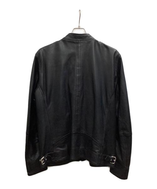 DIESEL（ディーゼル）DIESEL (ディーゼル) レザージャケット ブラック サイズ:XXLの古着・服飾アイテム