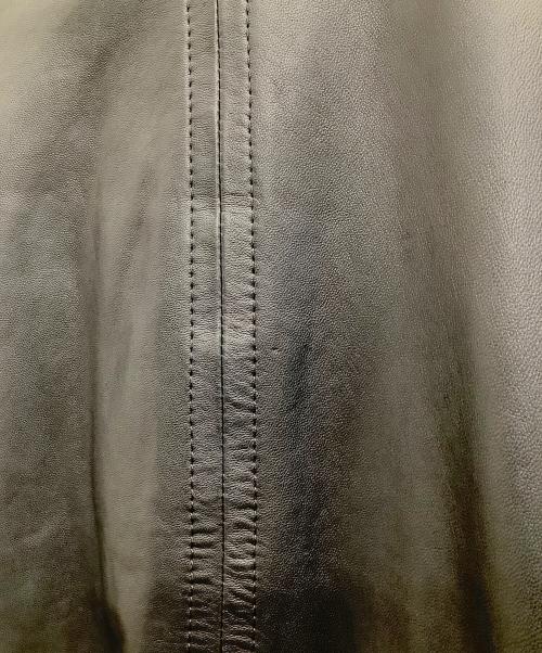 DIESEL（ディーゼル）DIESEL (ディーゼル) レザージャケット ブラック サイズ:XXLの古着・服飾アイテム