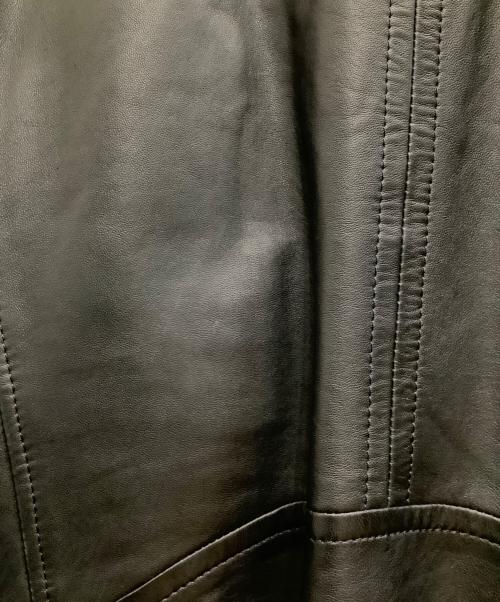 DIESEL（ディーゼル）DIESEL (ディーゼル) レザージャケット ブラック サイズ:XXLの古着・服飾アイテム