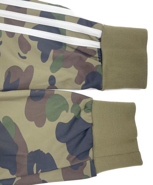 A BATHING APE（アベイシングエイプ）A BATHING APE (アベイシングエイプ) adidas (アディダス) トラックジャケット グリーン サイズ:Mの古着・服飾アイテム