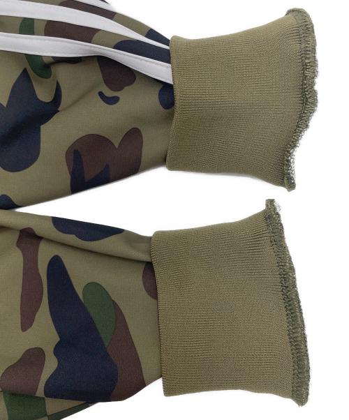 A BATHING APE（アベイシングエイプ）A BATHING APE (アベイシングエイプ) adidas (アディダス) トラックジャケット グリーン サイズ:Mの古着・服飾アイテム