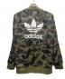 A BATHING APE (アベイシングエイプ) adidas (アディダス) トラックジャケット グリーン サイズ:M：18000円