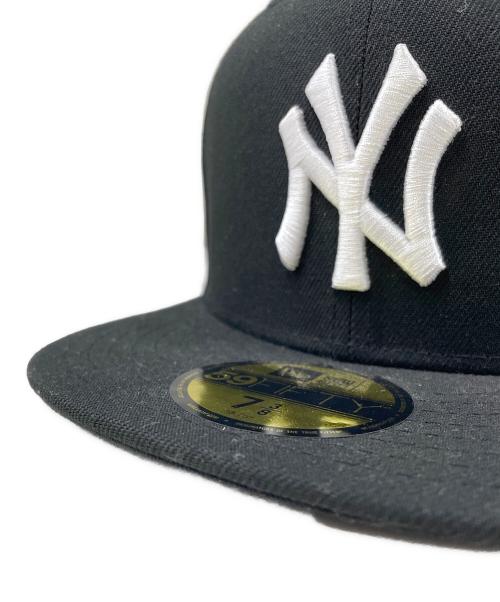 New Era（ニューエラ）New Era (ニューエラ) 59FIFTY NEW YORK YANKEES ブラック サイズ:7 3/8(58.7cm)の古着・服飾アイテム