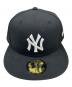 New Era (ニューエラ) 59FIFTY NEW YORK YANKEES ブラック サイズ:7 3/8(58.7cm)：4000円