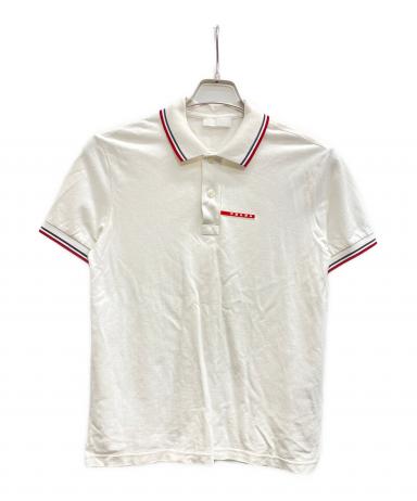 中古・古着通販】PRADA (プラダ) ポロシャツ ホワイト サイズ:S