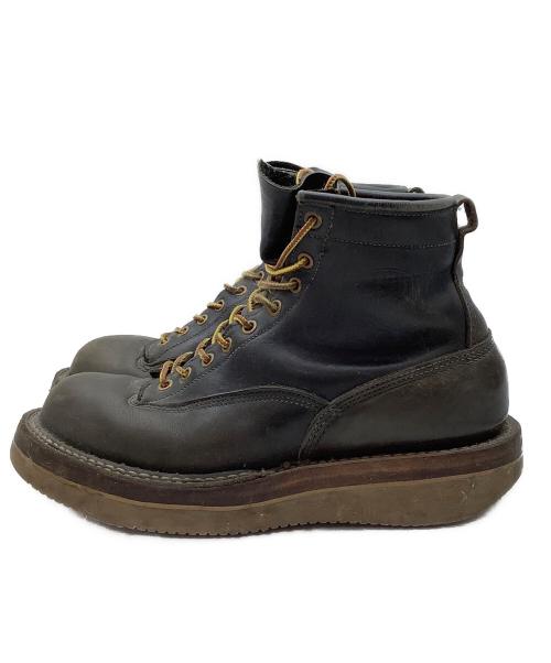 WHITE'S BOOTS（ホワイツブーツ）WHITE'S BOOTS (ホワイツブーツ) 9ホールブーツ ブラック サイズ:8の古着・服飾アイテム