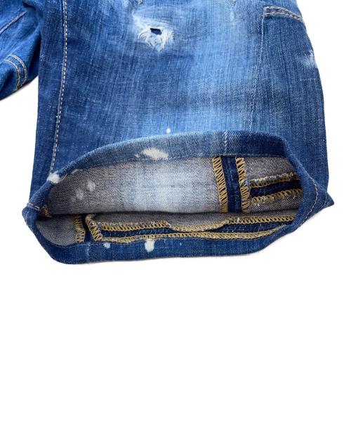 DSQUARED2（ディースクエアード）DSQUARED2 (ディースクエアード) デニムハーフパンツ インディゴ サイズ:52の古着・服飾アイテム