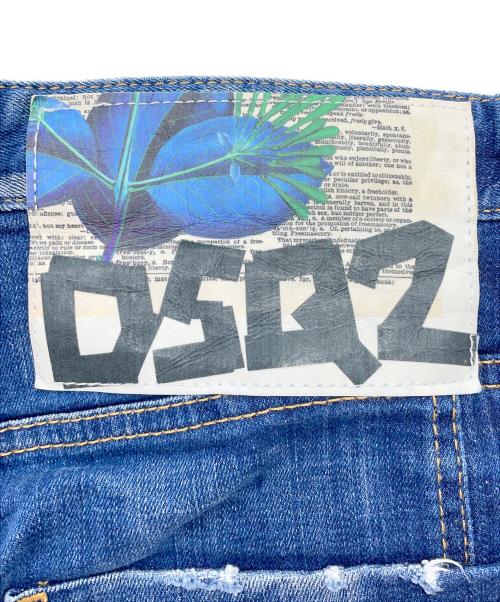 DSQUARED2（ディースクエアード）DSQUARED2 (ディースクエアード) デニムハーフパンツ インディゴ サイズ:52の古着・服飾アイテム