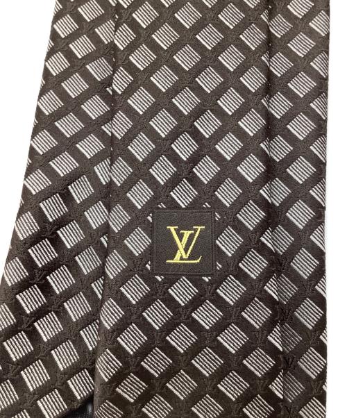 LOUIS VUITTON（ルイ ヴィトン）LOUIS VUITTON (ルイ ヴィトン) ネクタイ ベージュ×グレー サイズ:表記なしの古着・服飾アイテム