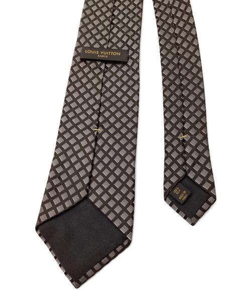 LOUIS VUITTON（ルイ ヴィトン）LOUIS VUITTON (ルイ ヴィトン) ネクタイ ベージュ×グレー サイズ:表記なしの古着・服飾アイテム
