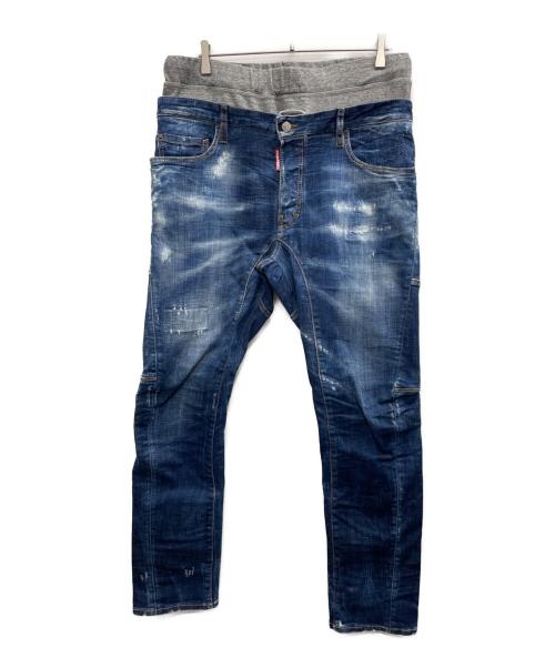 DSQUARED2（ディースクエアード）DSQUARED2 (ディースクエアード) デニムパンツ インディゴ サイズ:不明の古着・服飾アイテム
