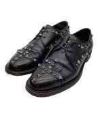 DOLCE & GABBANAドルチェ＆ガッバーナ）の古着「スタッズシューズ」｜ブラック