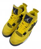 NIKEナイキ）の古着「AIR JORDAN 4 RETRO"LIGHTNING/TOUR YELLOW"」｜イエロー