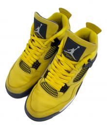 NIKE（ナイキ）の古着「AIR JORDAN 4 RETRO"LIGHTNING/TOUR YELLOW"」｜イエロー