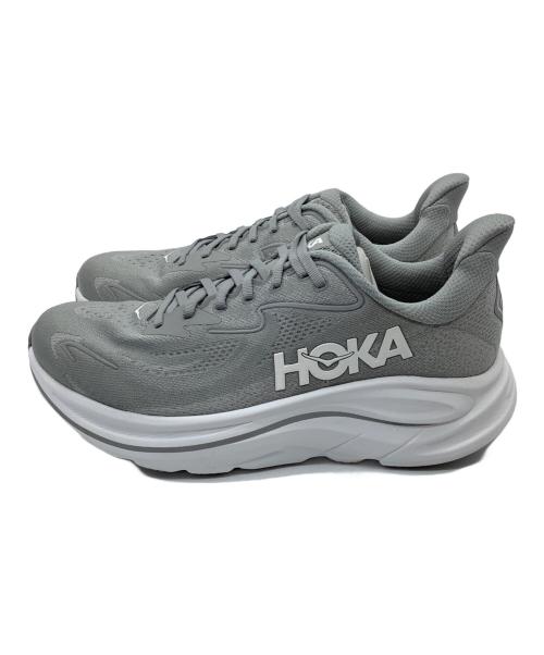 HOKA（ホカ）HOKA (ホカ) クリフトン10 ワイド 1162032-STLLR グレー サイズ:27.5cmの古着・服飾アイテム