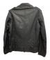DIESEL (ディーゼル) レザーライダースジャケット ブラック サイズ:XXL：18000円