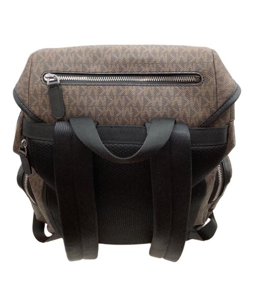 MICHAEL KORS（マイケルコース）MICHAEL KORS (マイケルコース) バックパック ブラウン×ブラックの古着・服飾アイテム