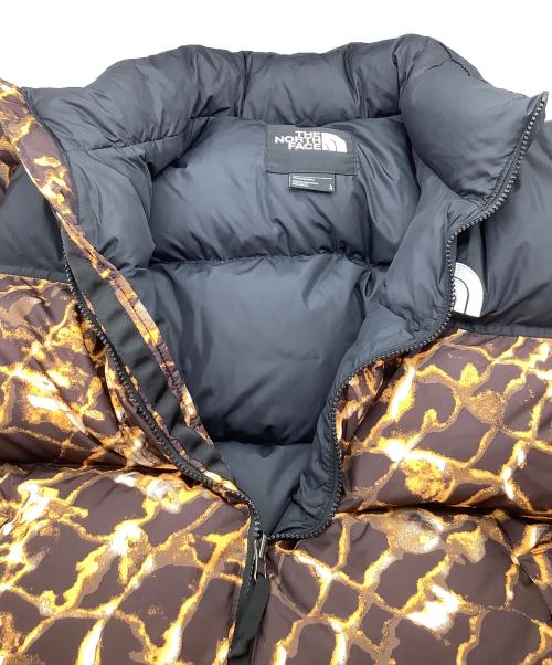 THE NORTH FACE（ザ ノース フェイス）THE NORTH FACE (ザ ノース フェイス) ダウンジャケット ブラック×イエロー サイズ:LGの古着・服飾アイテム
