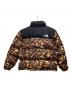 THE NORTH FACE (ザ ノース フェイス) ダウンジャケット ブラック×イエロー サイズ:LG：20000円