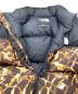 中古・古着 THE NORTH FACE (ザ ノース フェイス) ダウンジャケット ブラック×イエロー サイズ:LG：20000円