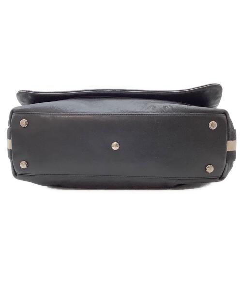 BALLY（バリー）BALLY (バリー) フラップショルダーバッグ ブラックの古着・服飾アイテム