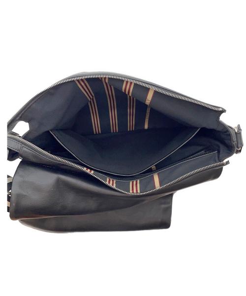 BALLY（バリー）BALLY (バリー) フラップショルダーバッグ ブラックの古着・服飾アイテム