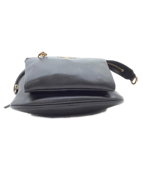 MICHAEL KORS（マイケルコース）MICHAEL KORS (マイケルコース) スレイター エクストラスモール メッセンジャー ブラックの古着・服飾アイテム