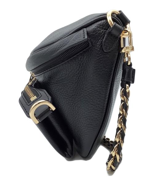 MICHAEL KORS（マイケルコース）MICHAEL KORS (マイケルコース) スレイター エクストラスモール メッセンジャー ブラックの古着・服飾アイテム